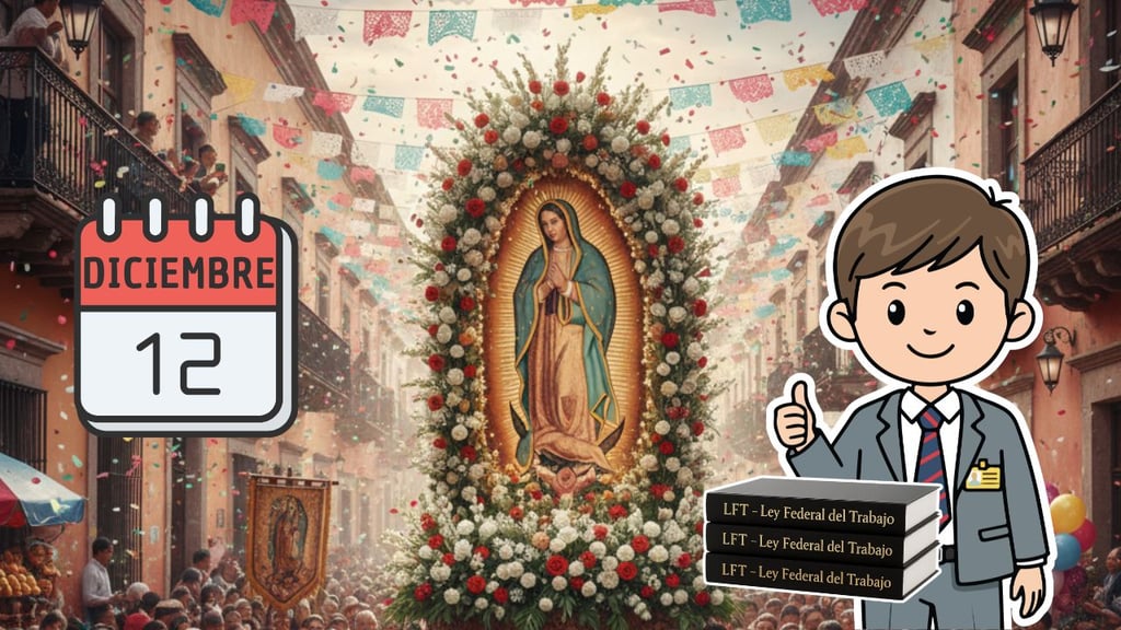 LFT: ¿El 12 de diciembre es descanso obligatorio por el ‘Día de la Virgen de Guadalupe’?
