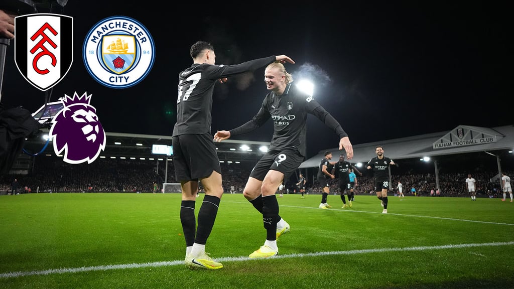 Premier League: Manchester City derrota 5-4 al Fulham en Craven Cottage tras un duelo vibrante