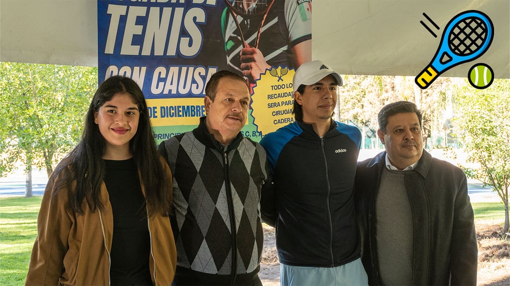 ¡Ayudemos a ‘Pipe’! Club de Tenis Guadiana invita a sumarse a torneo solidario con causa