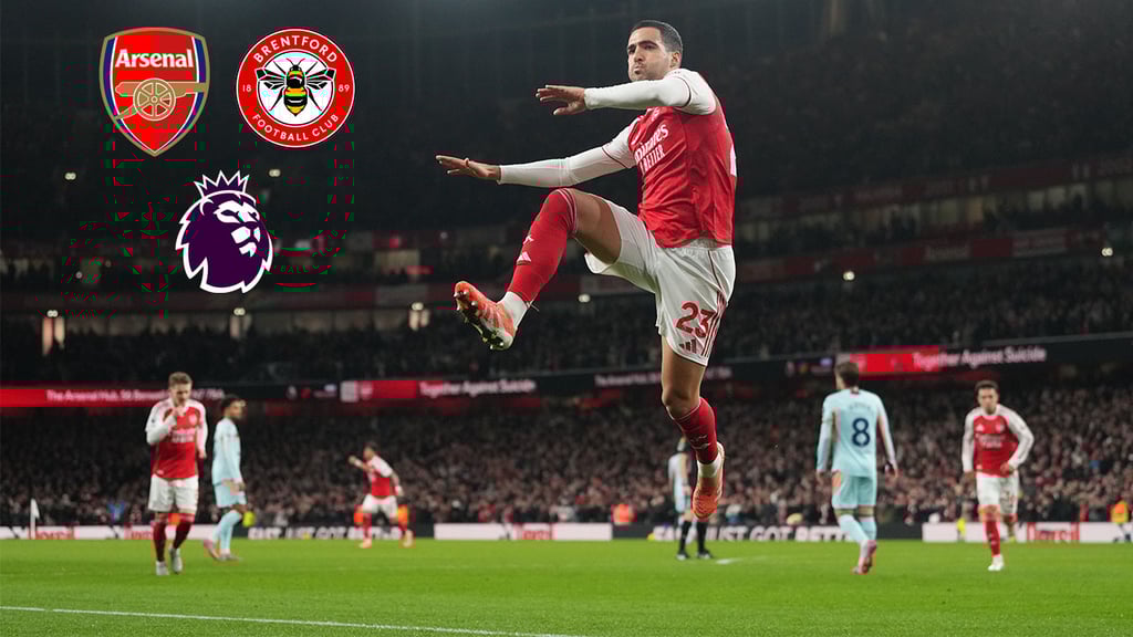 Premier League: Arsenal derrota a Brentford 2-0 y consolida su liderato en liga con autoridad