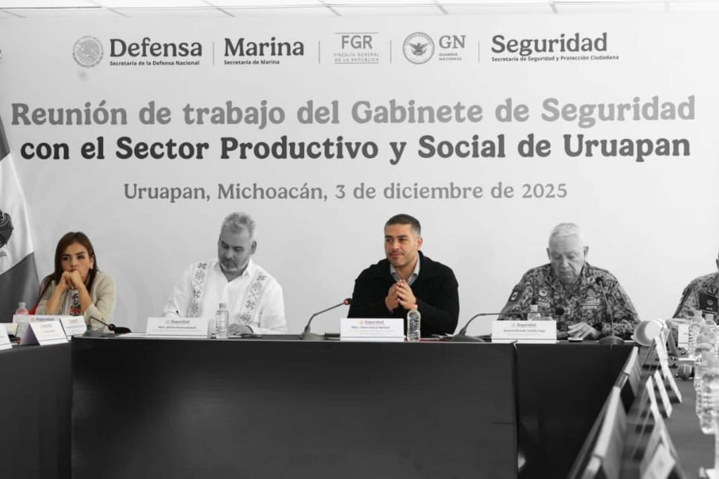 Plan Michoacán: Harfuch sostiene nueva reunión con Grecia Quiroz y Ramírez Bedolla