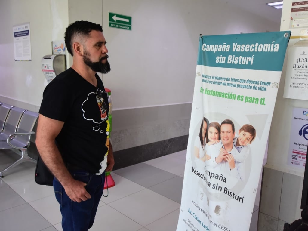 Efecto. Las campañas de vasectomía sin bisturí han dado buenos resultados en el estado.