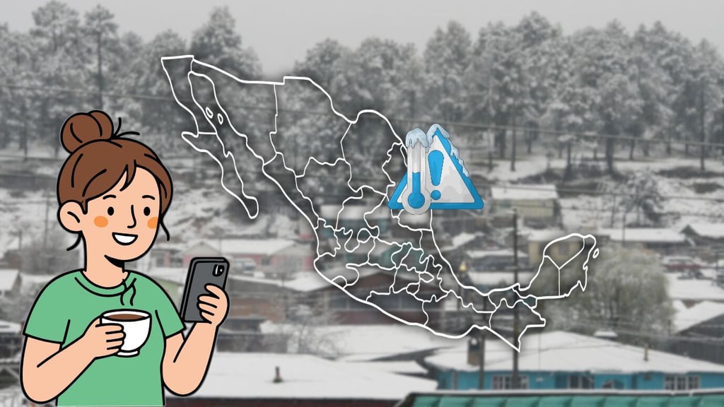 Estos estados tendrán nevadas HOY 4 de diciembre por el frente frío 18