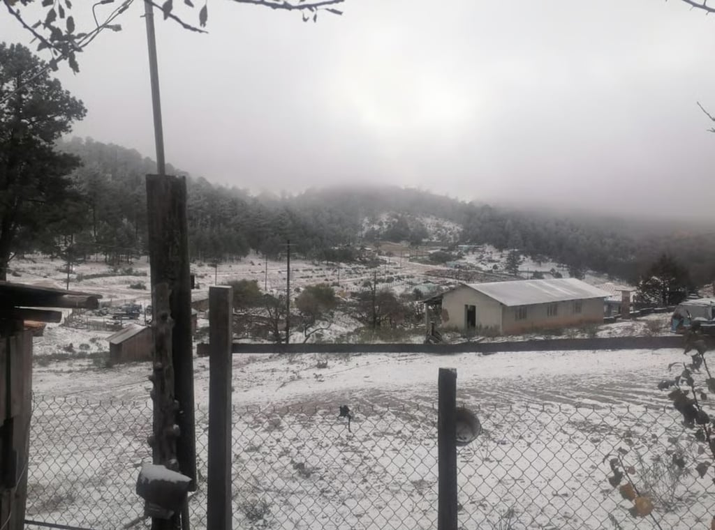 Pronóstico. Se espera que la mañana de este viernes caiga aguanieve o nevada en la sierra de Durango.