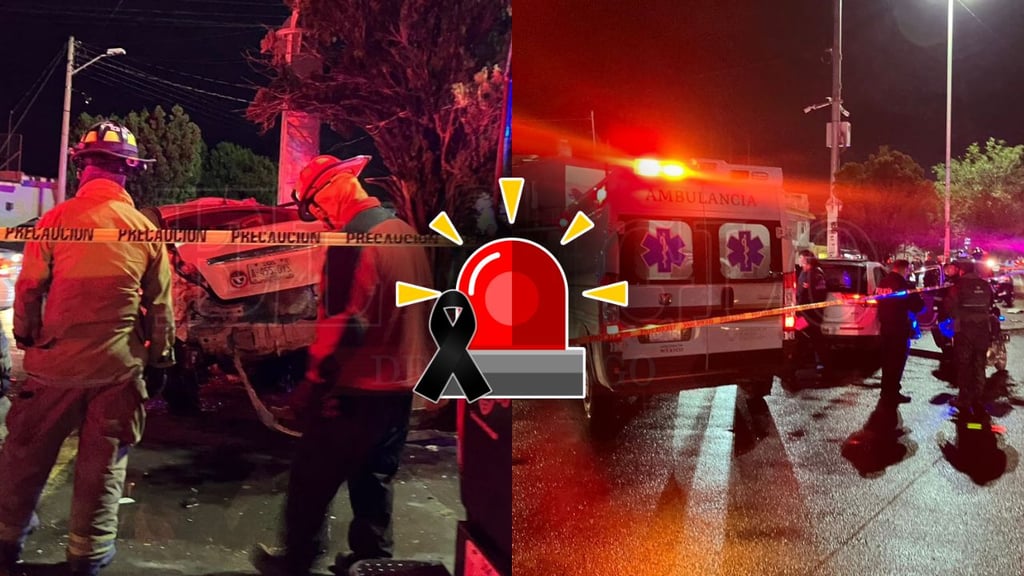 Fuerte choque entre taxi y camioneta deja una persona sin vida en División Durango