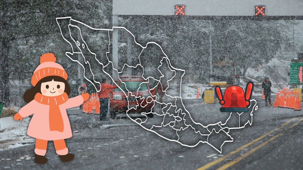 Estados del norte tendrá lluvias y nevadas este 6 y 7 de diciembre; ¿está incluido Durango?