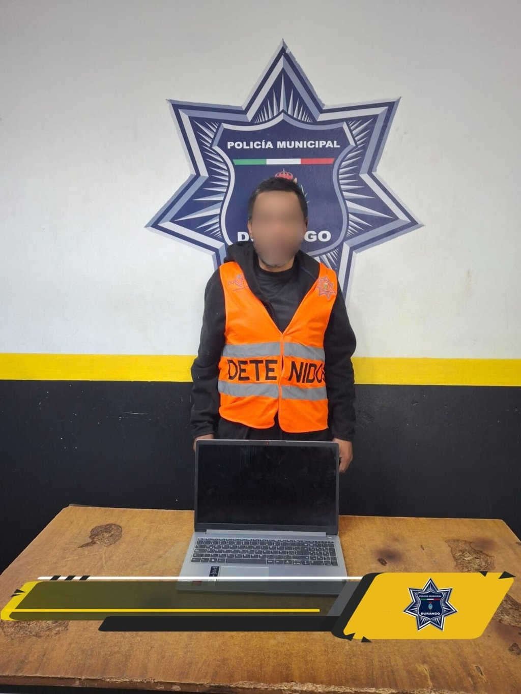 Caso. Detuvieron a un joven por presunto robo de una laptop en la colonia Guadalupe.