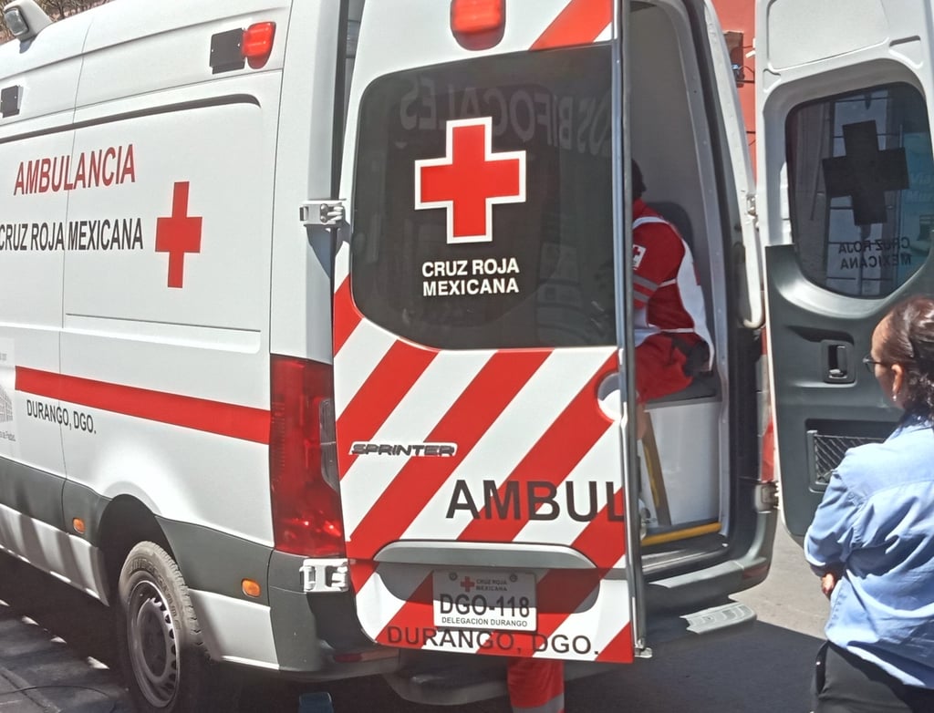 Accidente. Un adulto mayor resultó lesionado tras ser atropellado en Jardines de Durango.