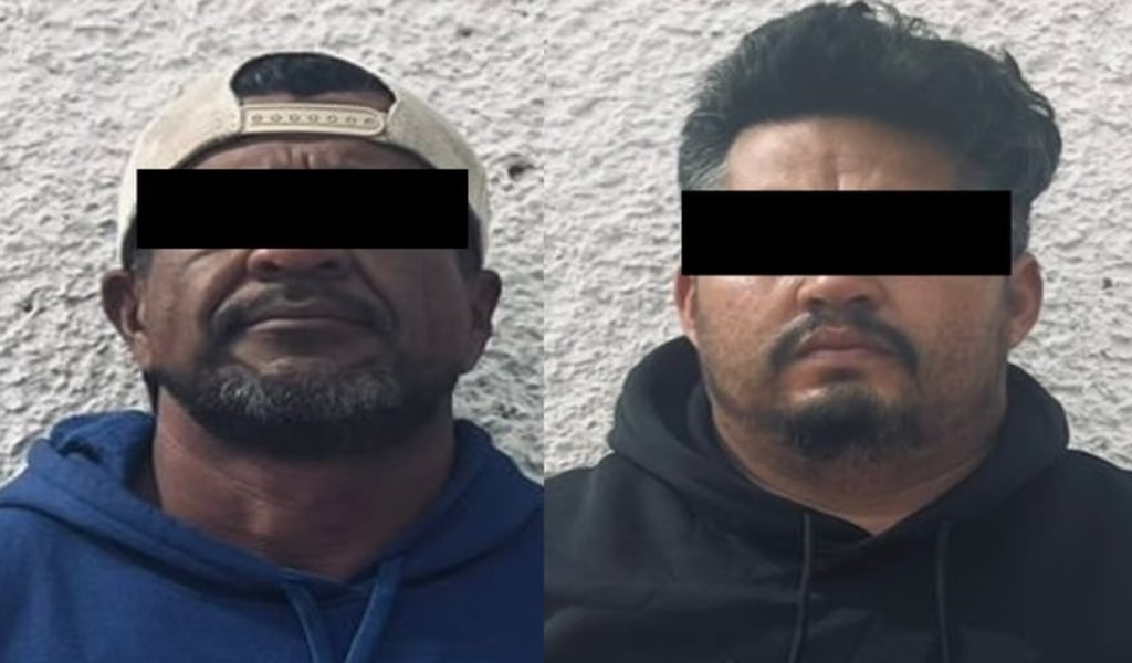 Acción. Elementos de la Defensa y Guardia Nacional detuvieron a dos hombres por presunta extorsión en Gómez Palacio.