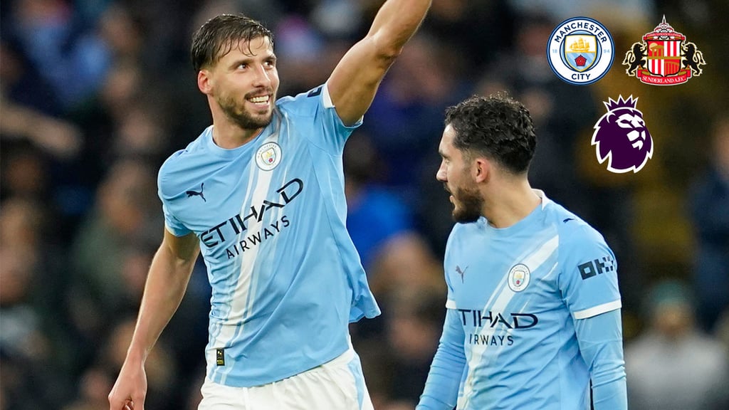 Premier League: Manchester City golea al Sunderland y sigue firme en la pelea por el título