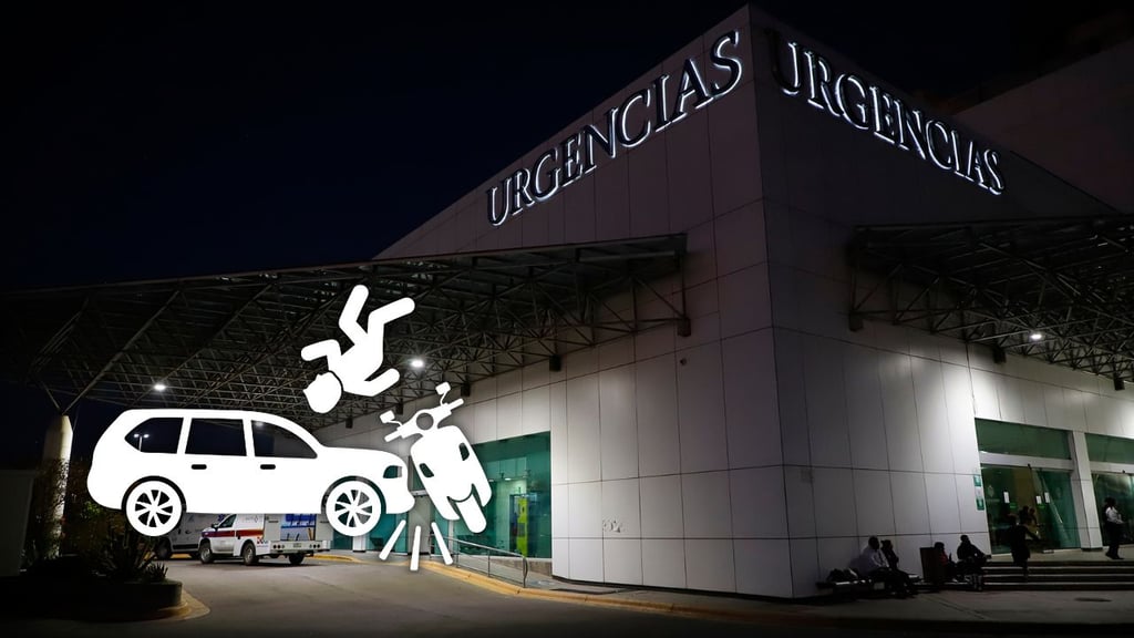 Joven de 20 años es trasladado grave al Hospital 450 tras choque de moto en Guadalupe Victoria