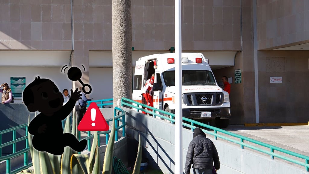 Bebé de 1 año ingiere por accidente pastilla para controlar la presión en Durango