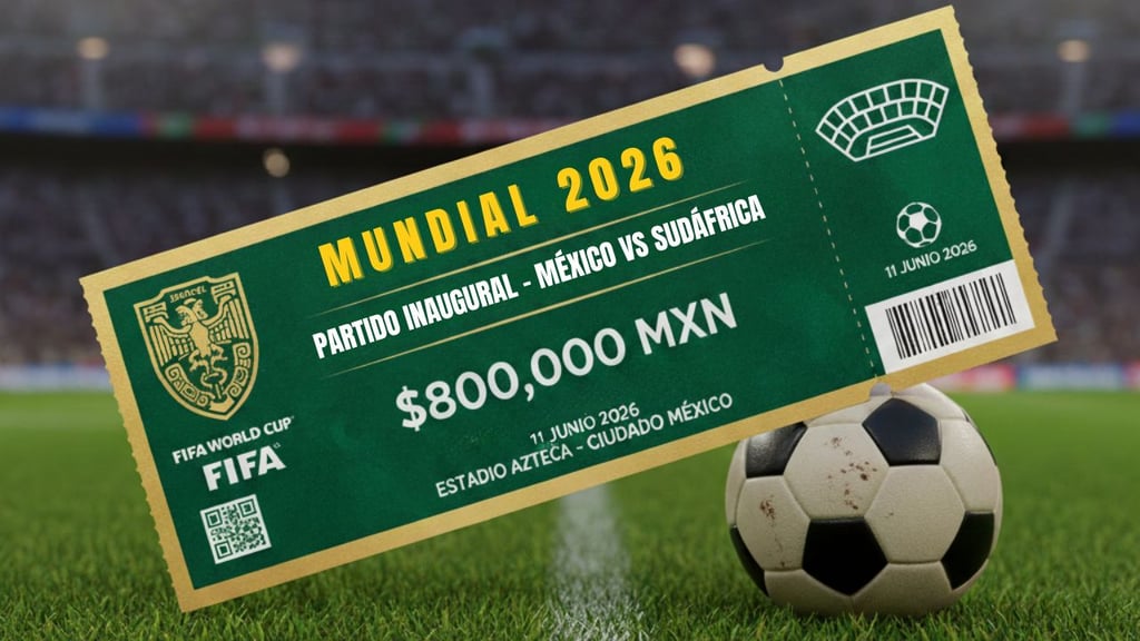 Mundial 2026: hasta en 800 mil pesos, precio del boleto de juego inaugural México vs Sudáfrica
