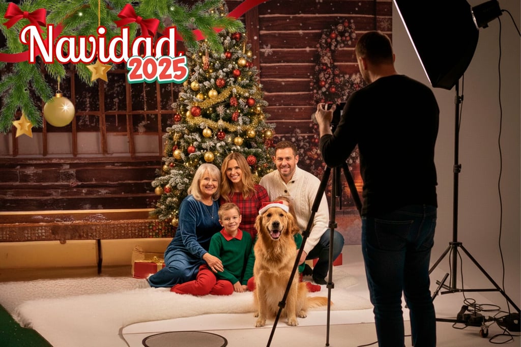 Navidad 2025: la fiebre de las sesiones navideñas que está invadiendo redes (y estudios en Durango)