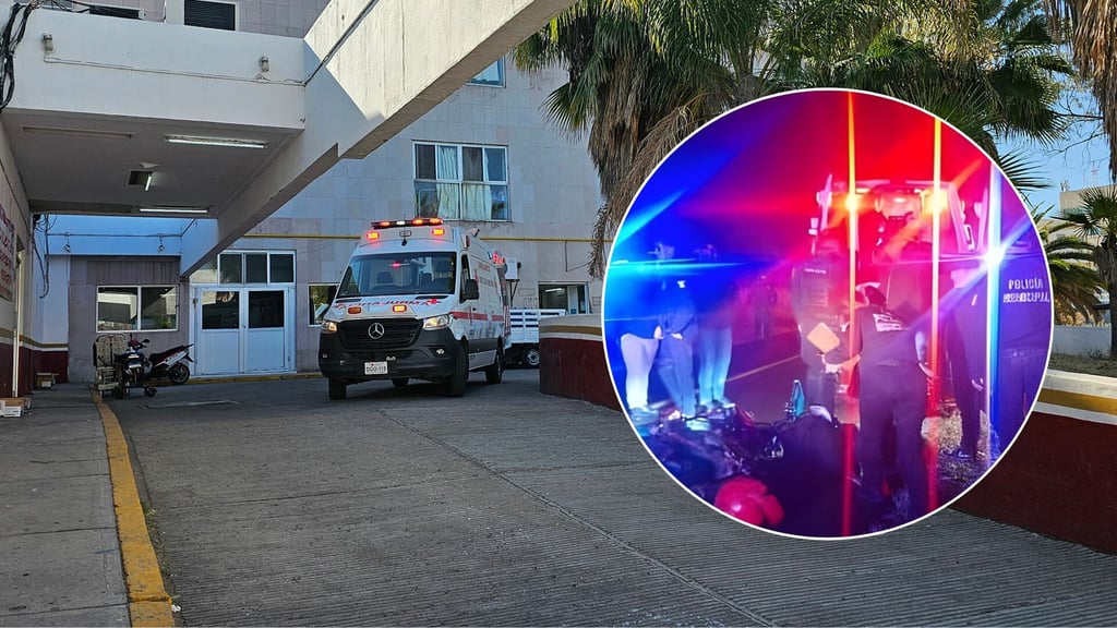 Motociclista resulta lesionado tras accidente carretero en Canatlán; fue trasladado a Durango