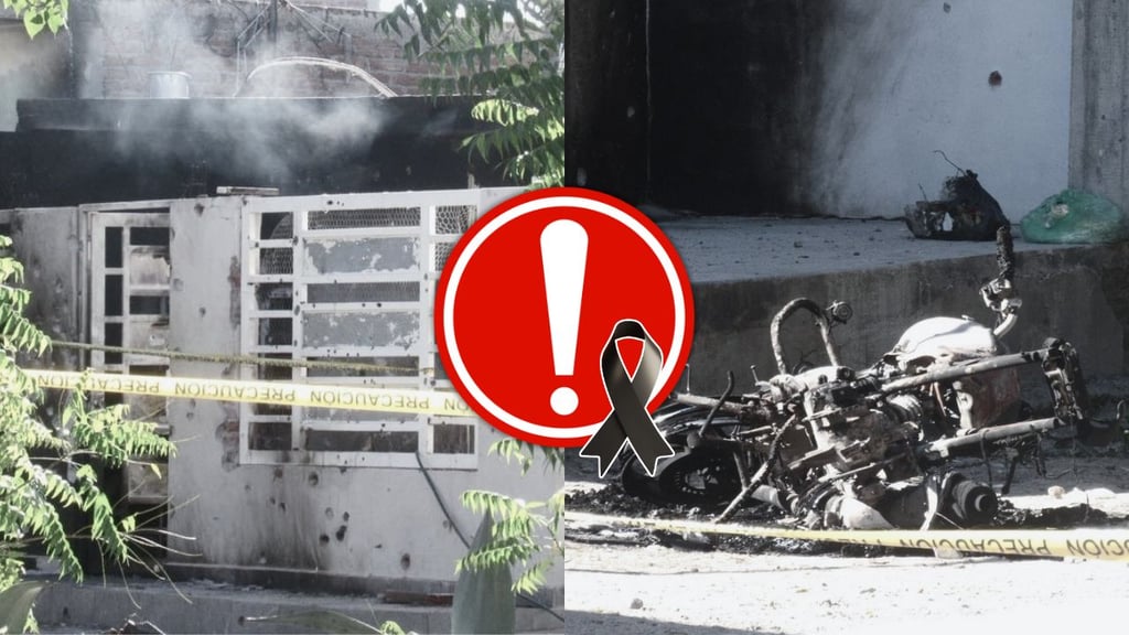 Grupo armado asesina a una pareja y le prenden fuego a su vivienda, en Mazatlán