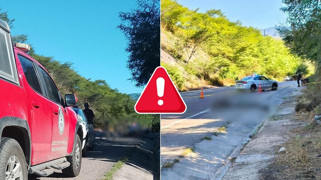 Hallan 5 cuerpos envueltos en bolsas de plástico en la autopista Durango-Mazatlán