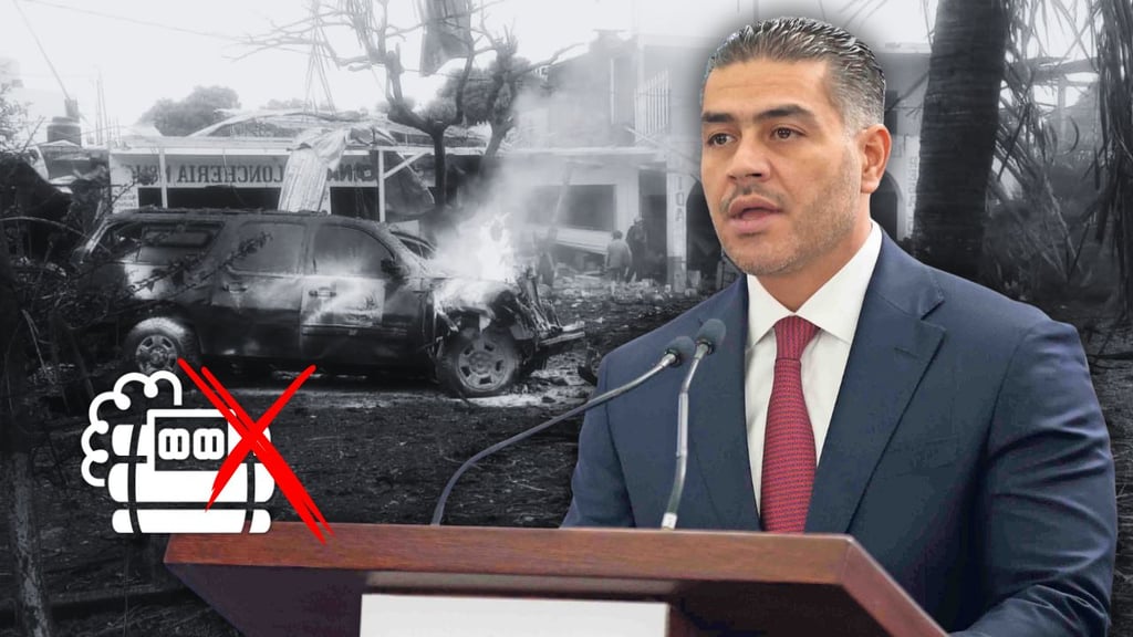 'No es terrorismo', dice Harfuch sobre la explosión de coche bomba en Michoacán