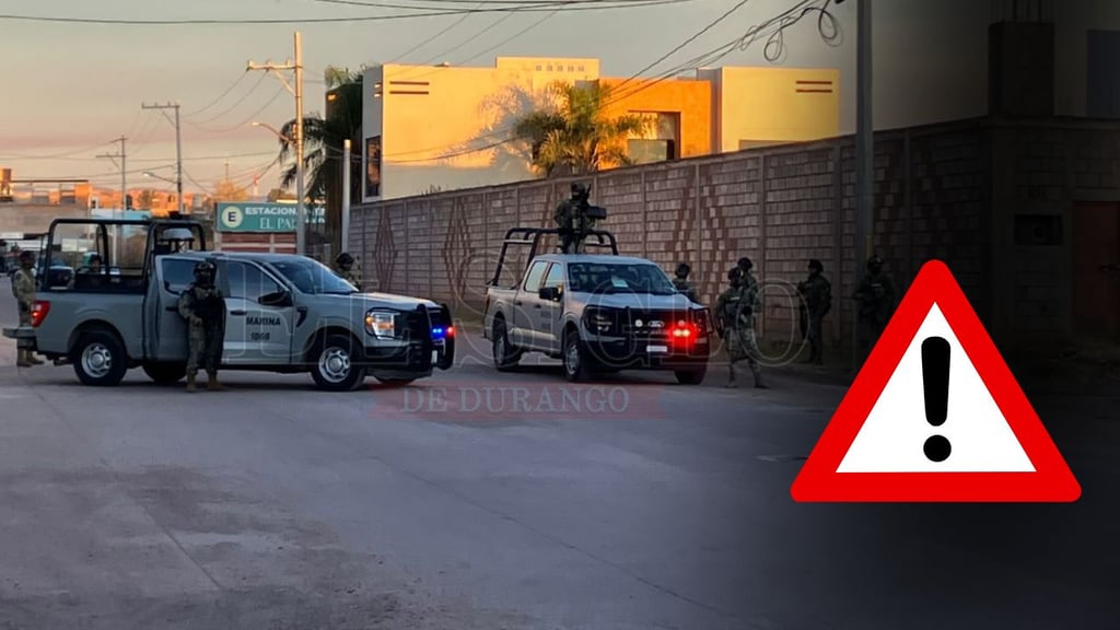 Operativo de la Marina en Durango, deja dos detenidos, según información extraoficial