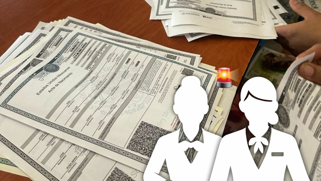 Detienen a mujeres por venta de actas de nacimiento apócrifas en dos locales de Durango