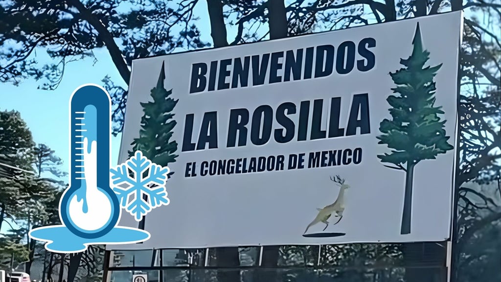 Siguen temperaturas negativas en la sierra de Durango; La Rosilla reportó 13 grados bajo cero