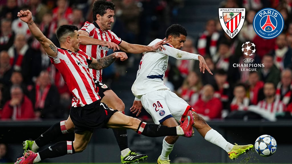 Champions League: Athletic Club le saca un aguerrido empate al Paris Saint-Germain