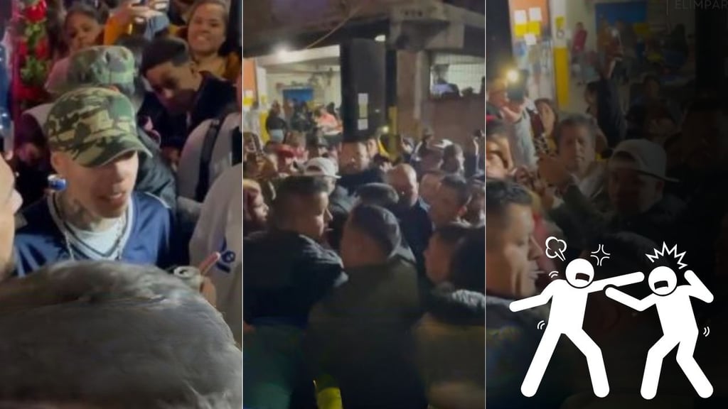 Festejo de Santa Fe Klan a la Virgen de Guadalupe, termina en riña