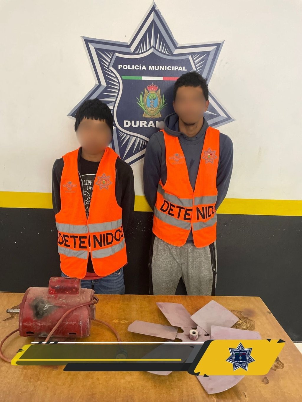 Labor. Policías detuvieron a dos presuntos ladrones.