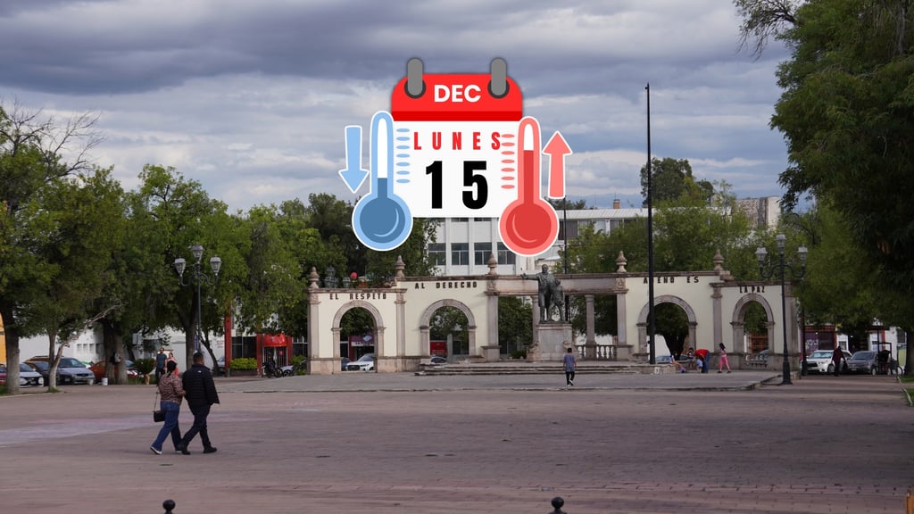 Mañana muy fría y tarde cálida en Durango capital, HOY lunes 15 de diciembre