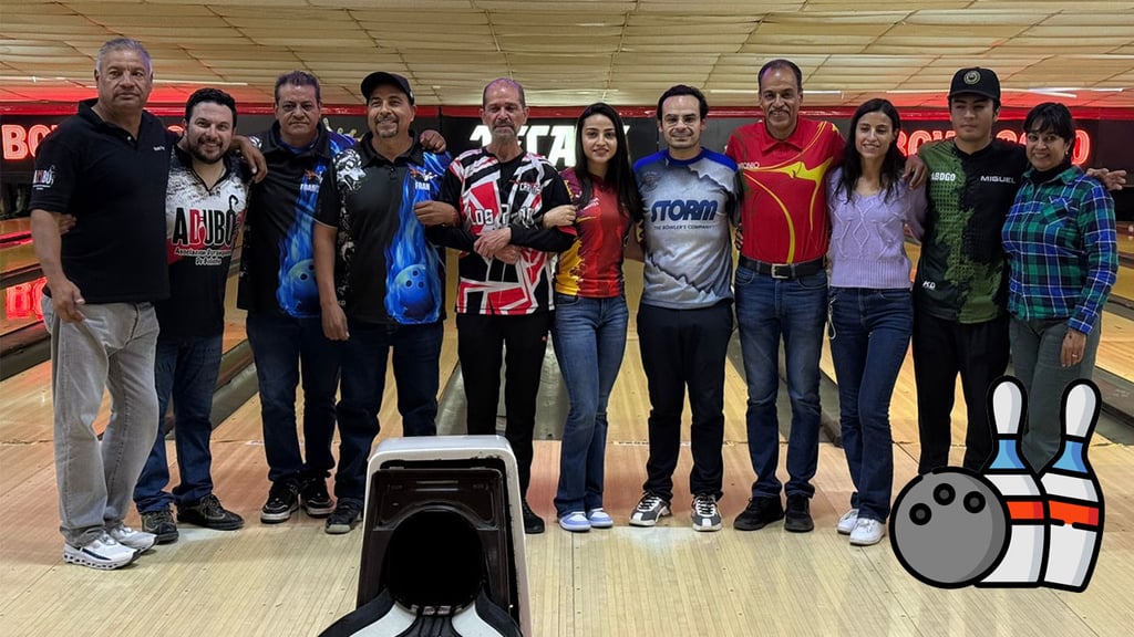 Asociación Duranguense de Boliche celebró Torneo Navideño en Bowl 2000 con ambiente festivo