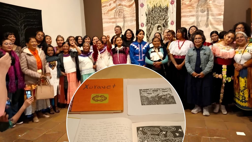 Mujeres duranguenses de pueblos originarios exponen en CDMX 'Grabadoras de historias'