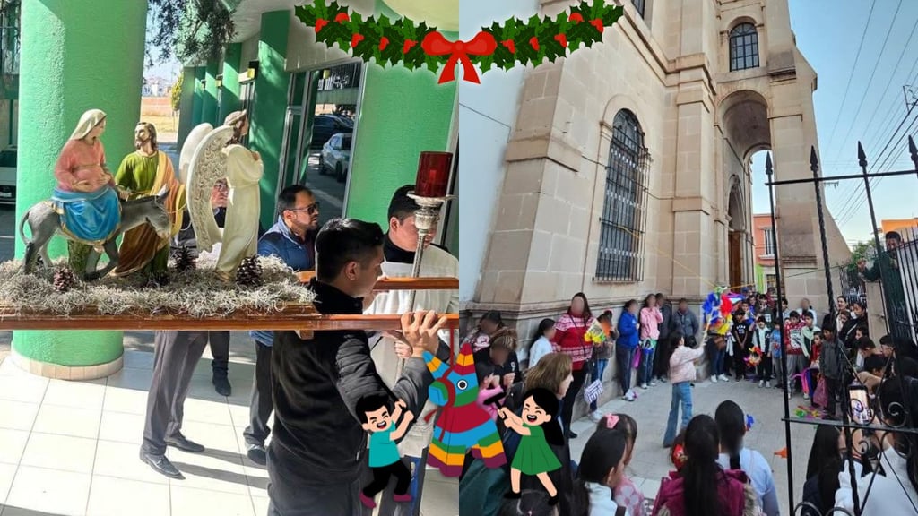Inician las tradicionales posadas en templos de Durango