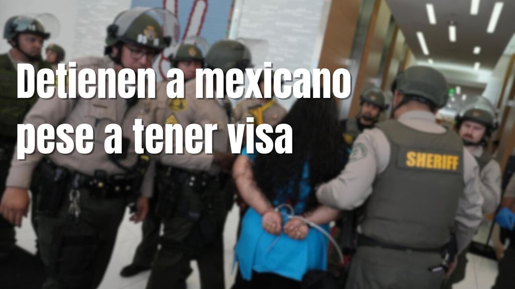ICE detiene a mexicano en EU pese a tener la Visa americana, viajaba para visitar a su familia por Navidad
