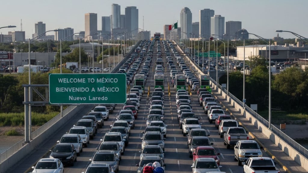 Cruza a México por Tamaulipas la primera caravana de paisanos, ¿hacia dónde se dirigen?