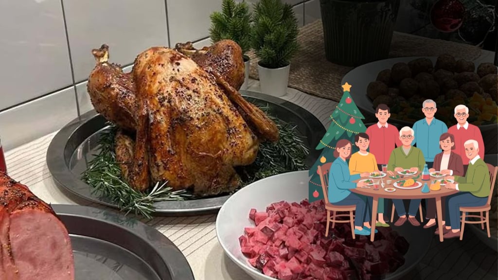 A falta de tiempo para preparar la cena navideña, familias duranguenses compran sus platillos