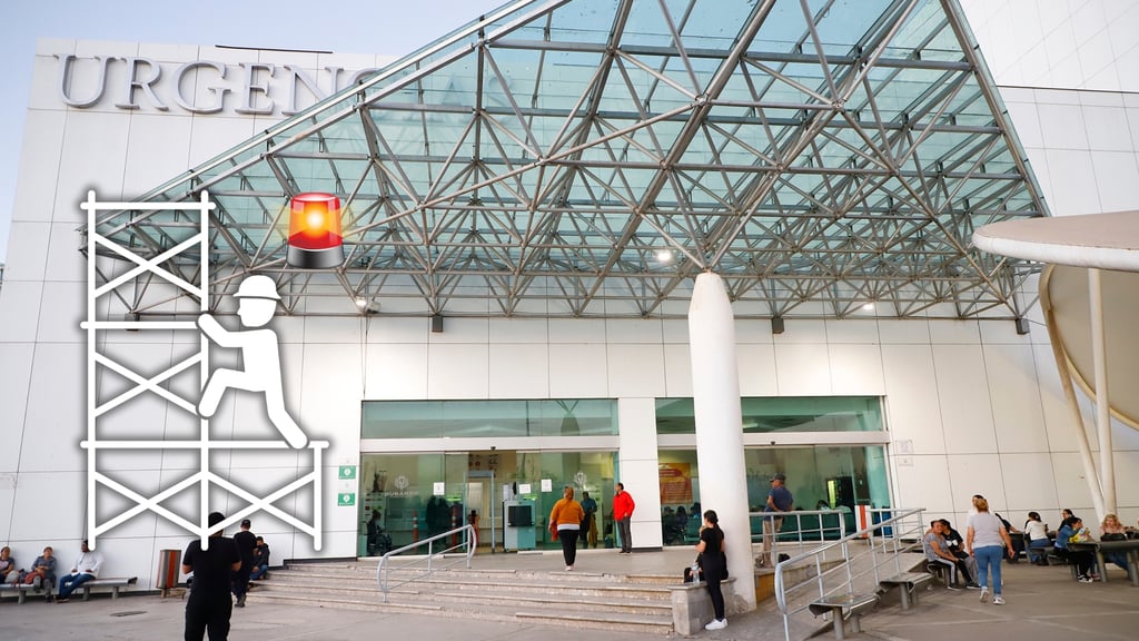 Hombre resulta lesionado tras caer de andamio cuando enyesaba casa en Zona Centro de Durango