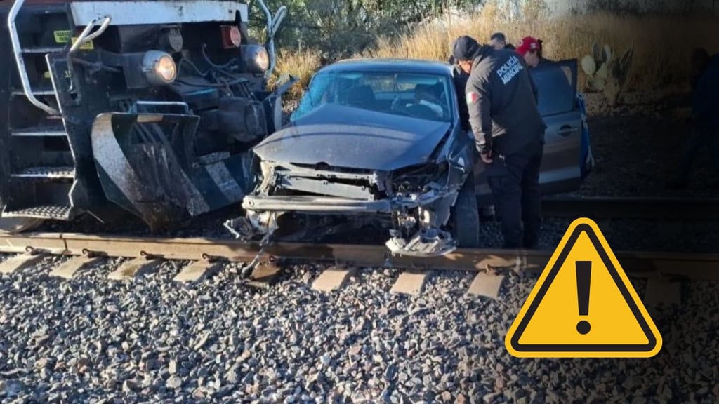 Conductor muere al intentar ganar el paso al tren en Hidalgo