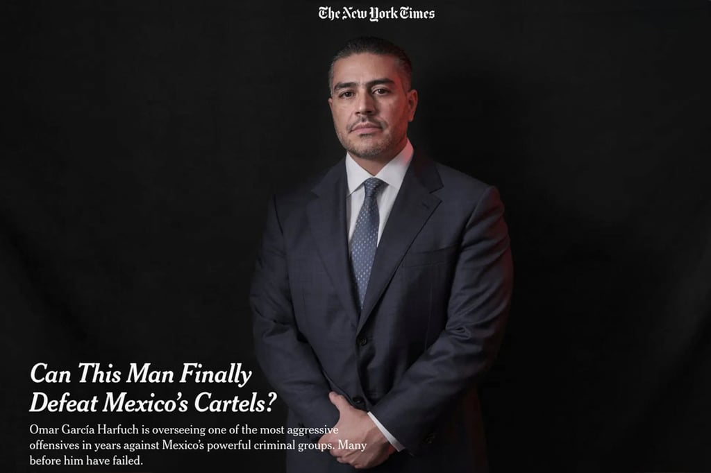 Harfuch, clave en combate al narco y cooperación con EU, subraya el New York Times