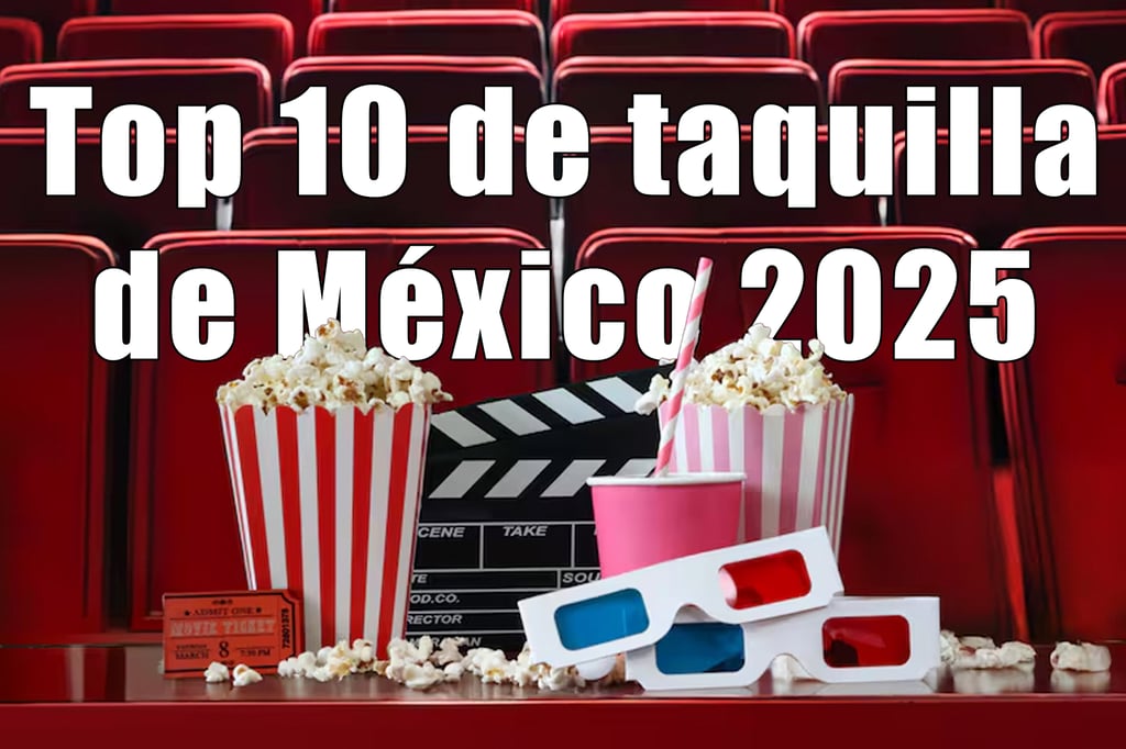 Las 10 películas que dominaron la taquilla en México en 2025