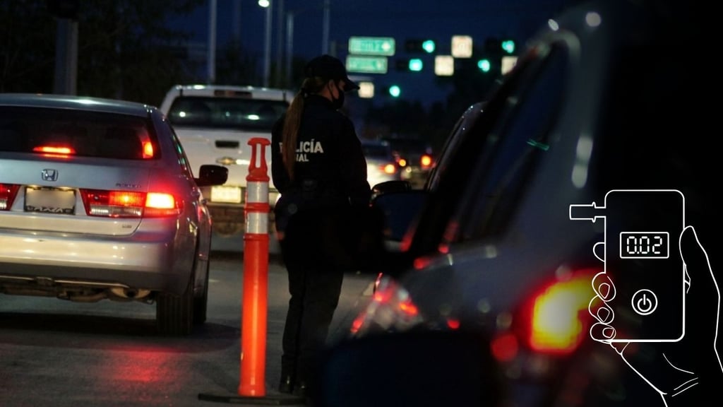 Realizan diariamente hasta cuatro operativos antialcohol en Durango capital