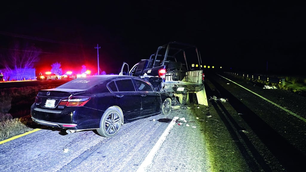 Doble accidente en periférico de Durango deja 12 lesionados; dos patrullas se vieron involucradas