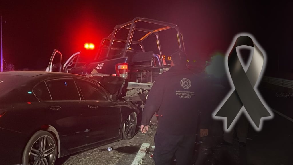 Muere uno de los policías accidentados en el periférico de Durango