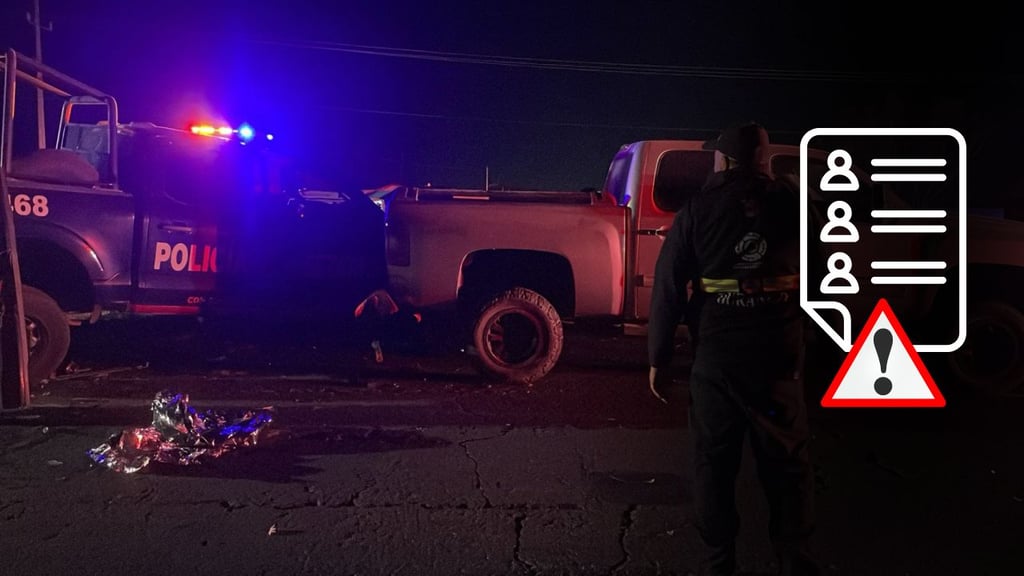 Identifican a lesionados de choque en periférico que involucró una patrulla y dejó un muerto