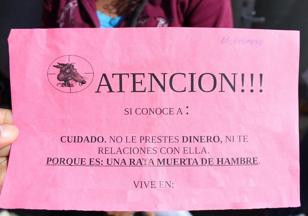 Protección. Los ciudadanos que por alguna razón hayan caído en situación de morosidad estarán protegidos de actos de intimidación y cobranza por el Código Penal.