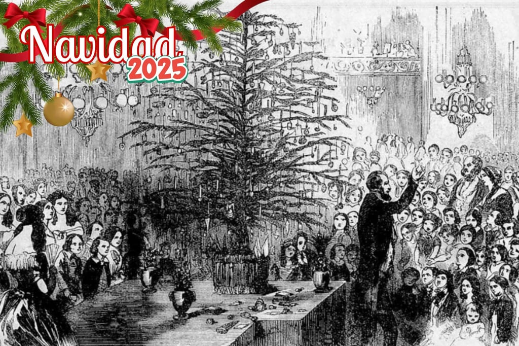 Navidad 2025: así llegó el árbol de Navidad a México y se volvió una tradición