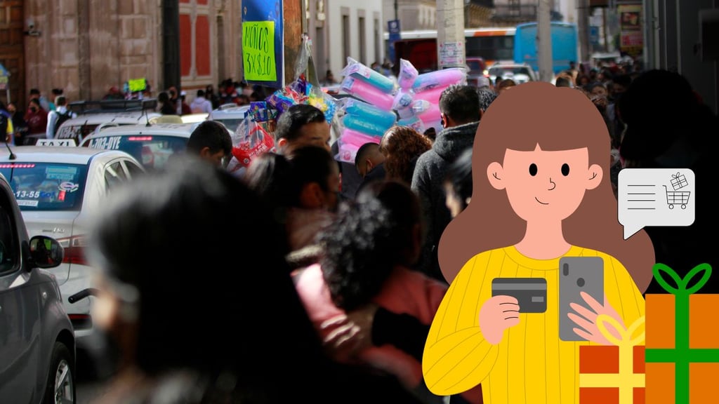 Navidad 2025: ¡A reventar!, compras de último momento saturan Centro de Durango