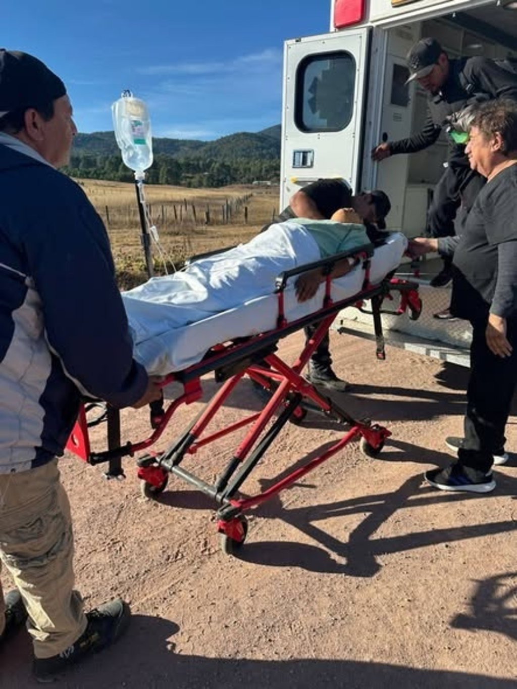 Caso. El Escuadrón Aeromédico trasladó a una joven lesionada por agresión en Mezquital.