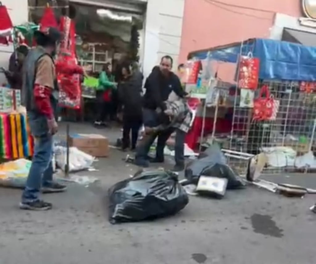 Evidencia. La trifulca quedó grabada en videos que se compartieron en diferentes redes sociales.