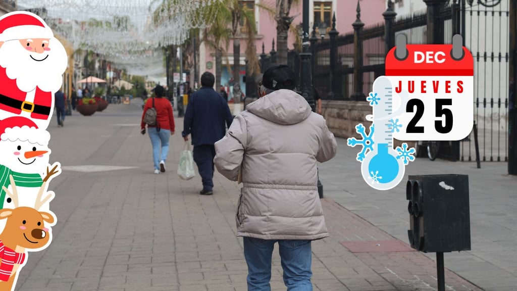 ¿Navidad muy fría en Durango? Así será el clima HOY jueves 25 de diciembre