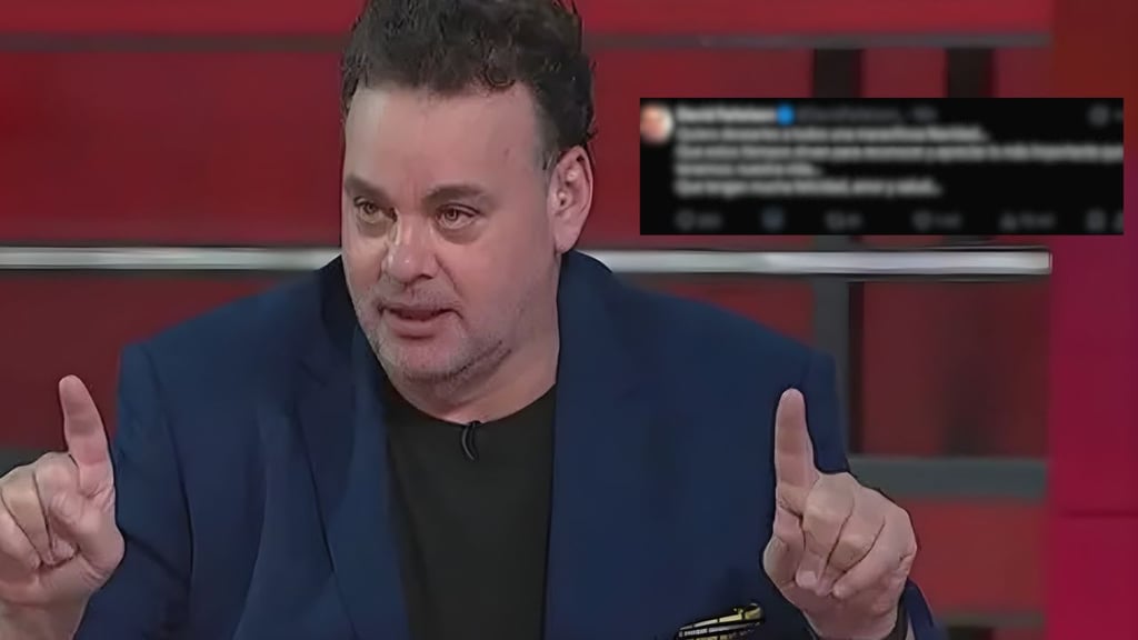 Critican a David Faitelson por mensaje navideño